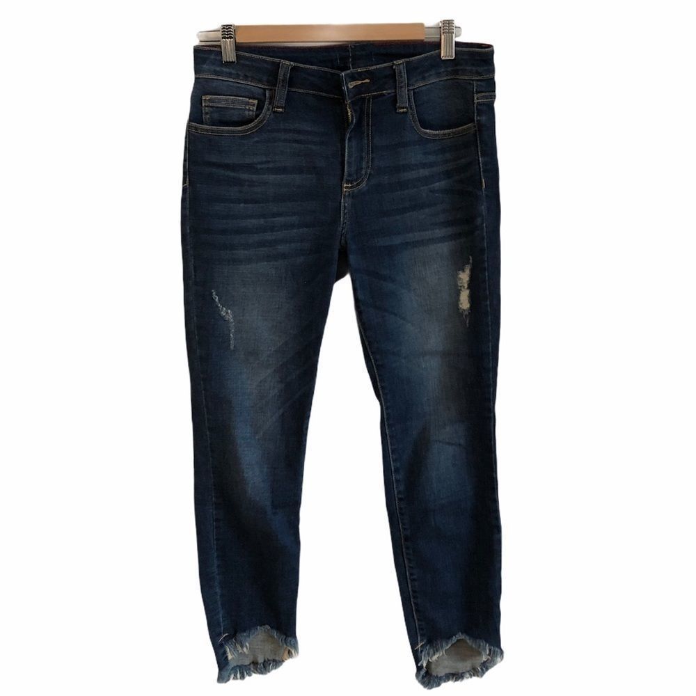CELLO jeans whispering raw hem cropped